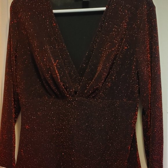 Glittery Empire Waist Top - Picture 1 of 2